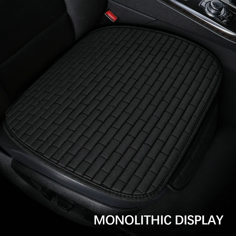 

Car Seat Cover Front/Rear Flax Seat Protect Cushion Universal Breathable Comfortable Automobile Protector Pad Car Covers Mat