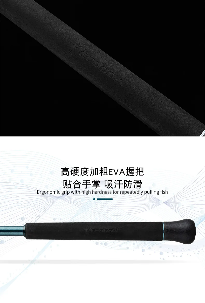 ECOODA CAPRICORN полный Fuji запчасти Профессиональный быстрый джигинг стержень EHK JR лодка стержень 1,68 м/1,72 м литье/спиннинг