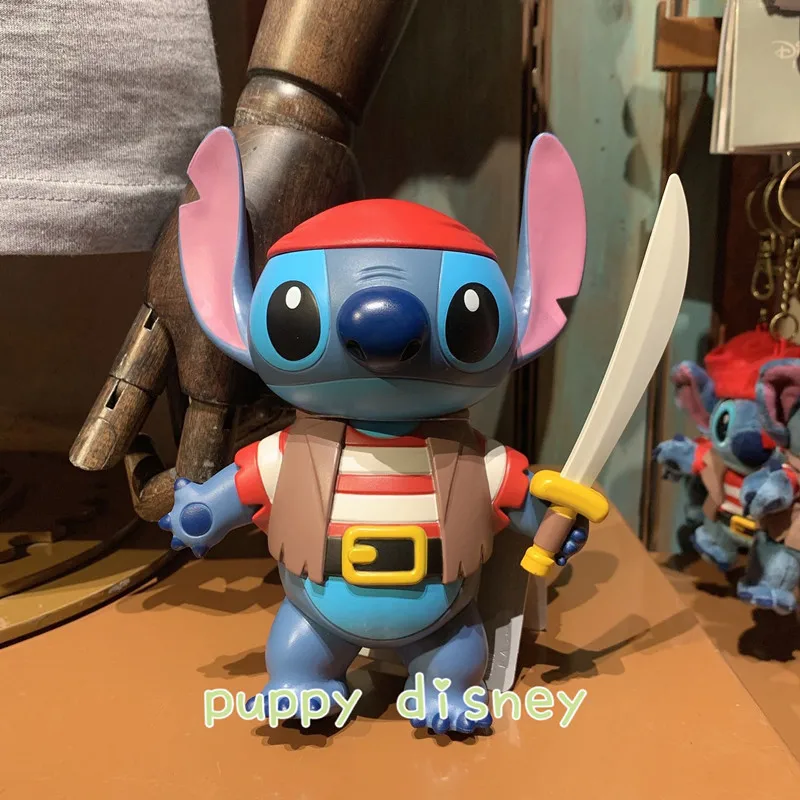 Новый стиль Shanghai Disneyland Пираты Карибского моря Ститч шарнирная фигурка