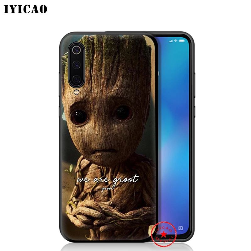 IYICAO I am a Groot мягкий чехол для Xiaomi Mi A3 A2 A1 10 9T CC9E CC9 9 8 6 Se Lite F1 5X 6X MiA1 MiA2 MiA3 |