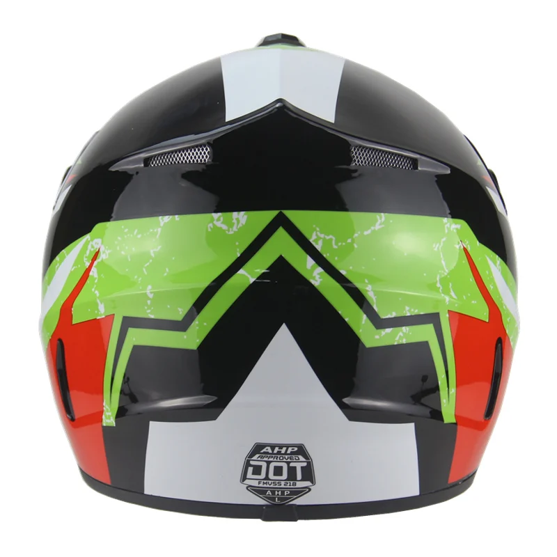 Шлем на все лицо для мотоцикла защитный козырек Casco Moto Hombre оригинальное лобовое