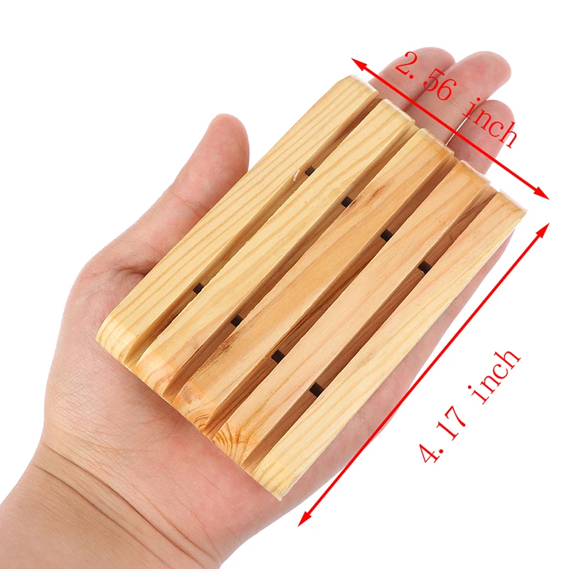 Портативные мыльницы креативные бамбуковые ручные дренаж для мыла коробка