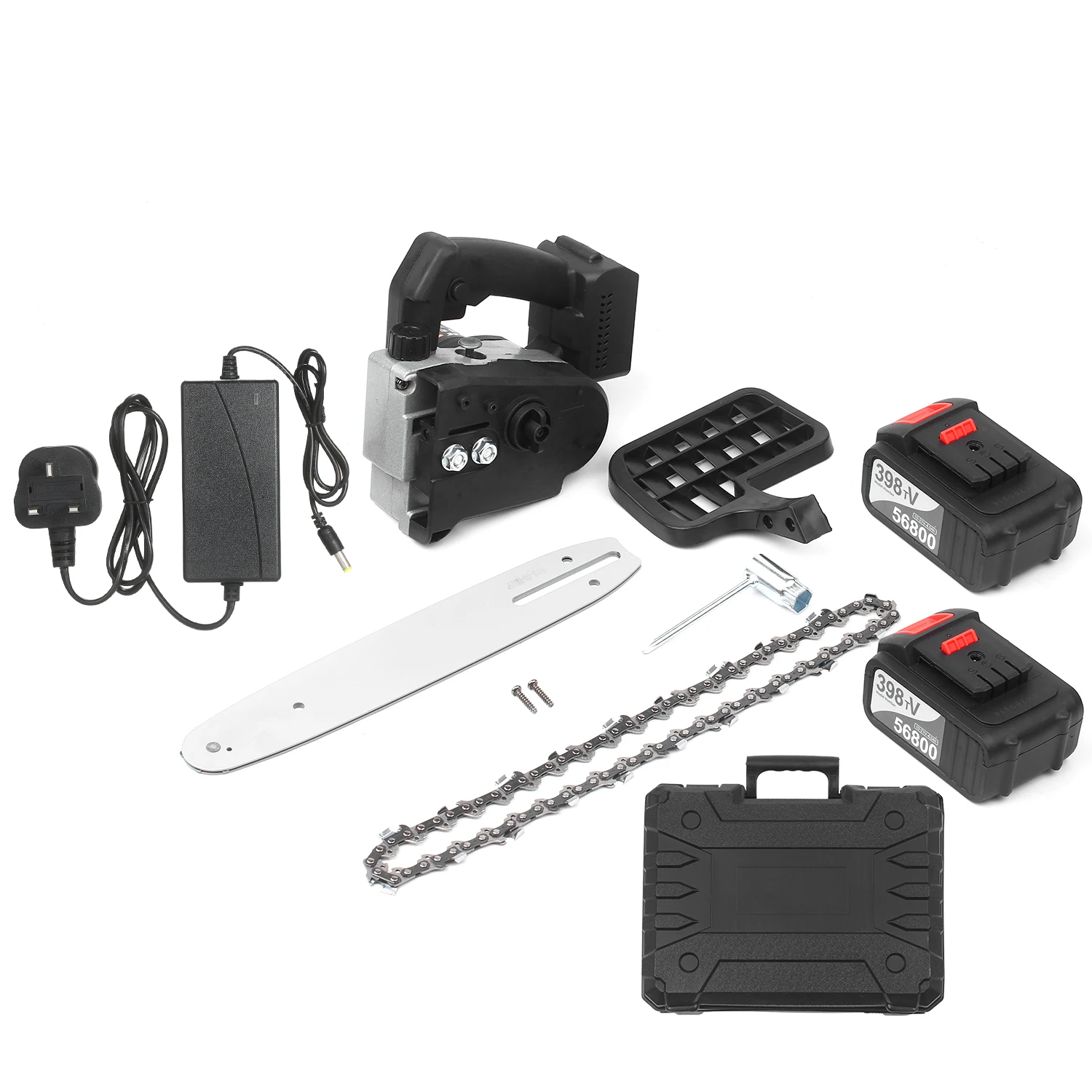 Бесщеточная электрическая мини бензопила мощный с автоматическим натяжением 12