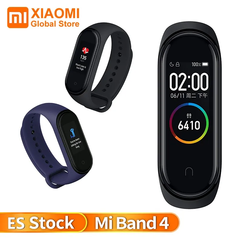 Смарт-браслет Xiaomi Mi Band 4 с сенсорным экраном Bluetooth 5 0 водонепроницаемый цветной