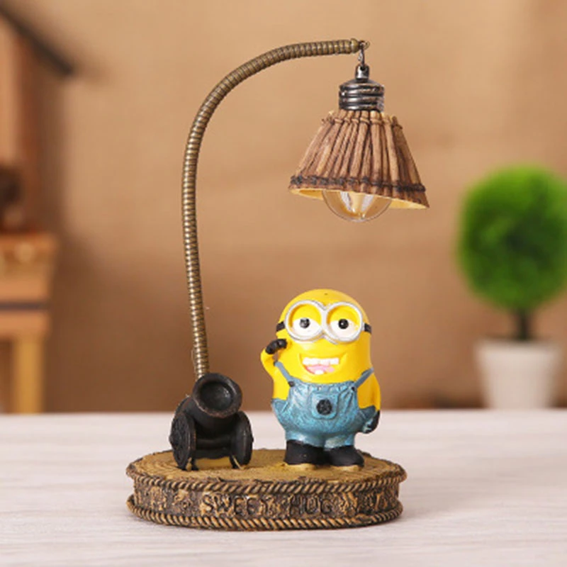 Гадкий я Миньон ночник домашнее декоративное крепление смоляная лампа для