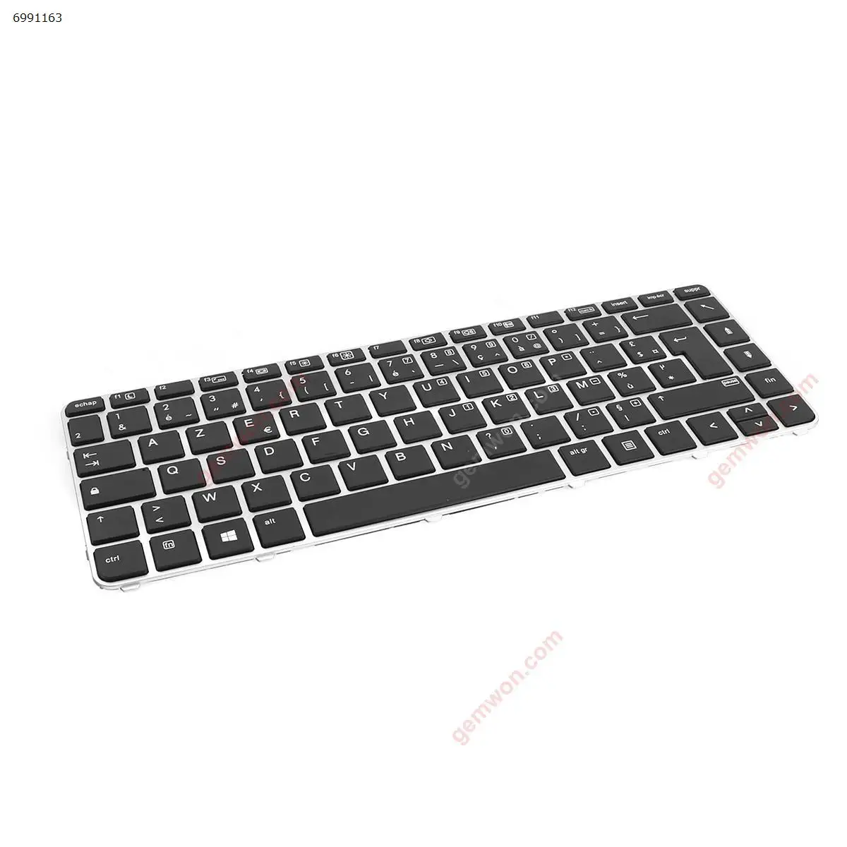 Клавиатура с французской раскладкой для HP EliteBook 745 G3 G4 840 848 Серебристая Рамка