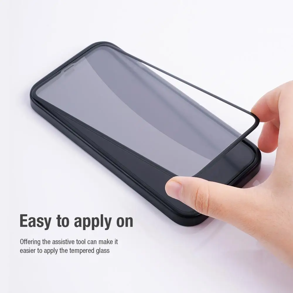 nillkin for iphone 12 pro max tempered glass pc full cover ultra clear protective screen protector for iphone 1212 pro12 mini free global shipping