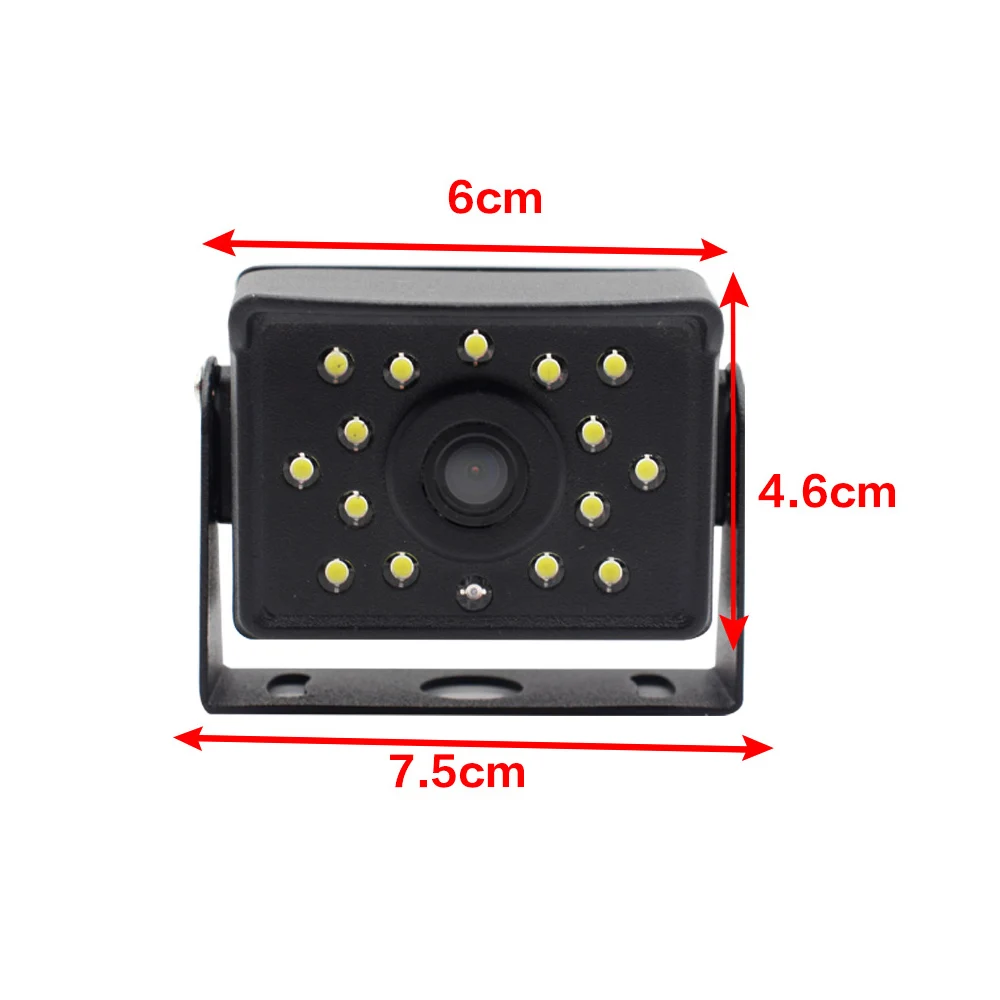 Светодиодный льная камера ночного видения AHD CCD заднего вида HD для грузовиков