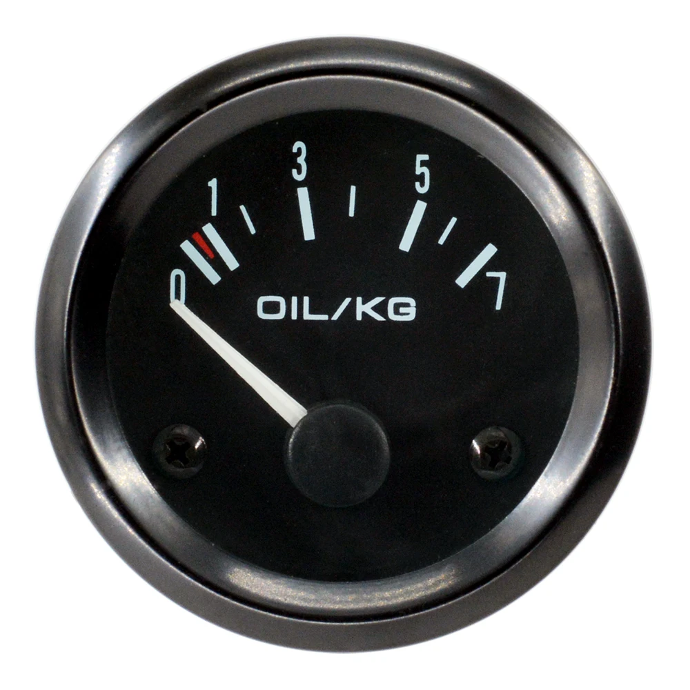 Аналоговый манометр Dragon 2 дюйма 52 мм черный измеритель давления масла для