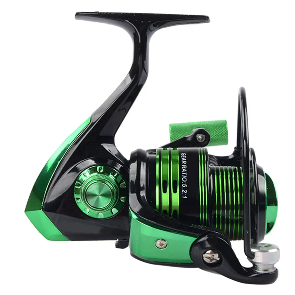 Новая Металлическая спиннинговая Рыболовная катушка снасть складная ручка