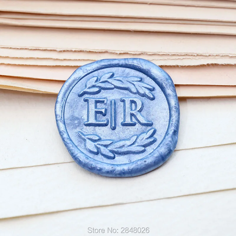 Сургучная печать Свадебная с инициалами сургучная Печать комплект печатей