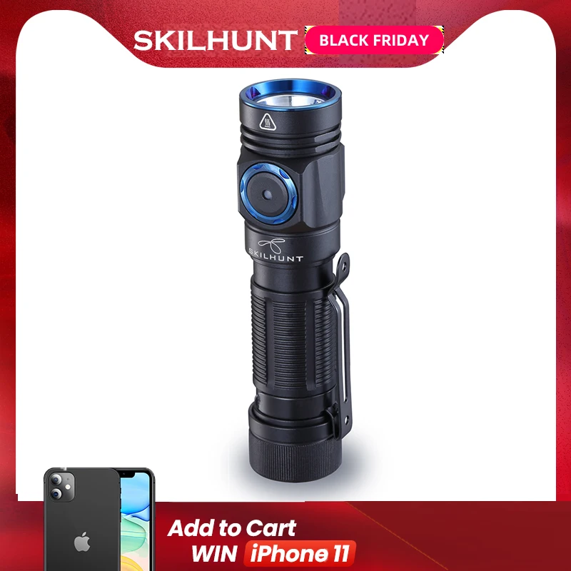 2019 г. поступление фонарь SKILHUNT M150 CREE XP L2 светодиодный 750 люмен USB Edc фонарик с