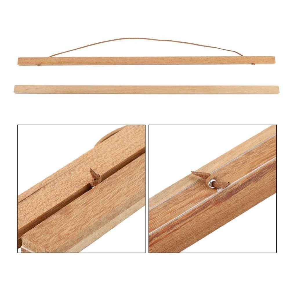 30 см деревянная вешалка для постера фотомагнитная рамка четыре цвета сделай сам