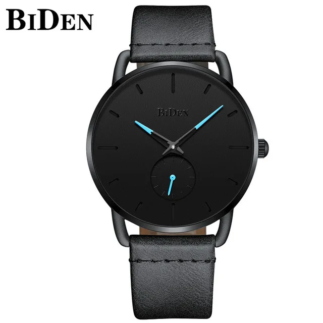 Color 15 Reloj Hombre BIDEN Top Brand Luxury Men Watches Waterproof Ultra Thin Date Wrist Watch Male Mesh Strap Casual Quartz Clock - Цвет: Color 15