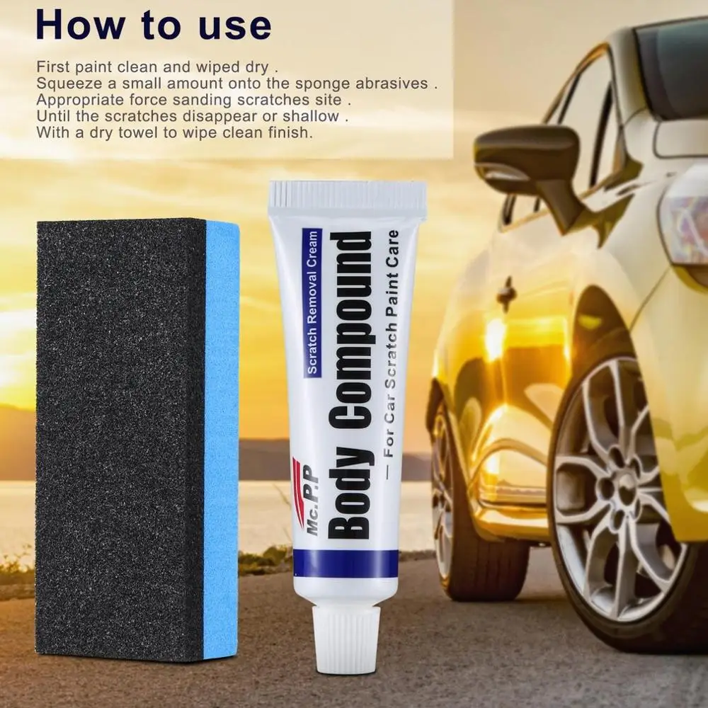 

Car Wax Styling Car Body Grinding Compound MC308 Paste Set Scratch Paint Care Shampoo Auto Polishing Car Paste Polish