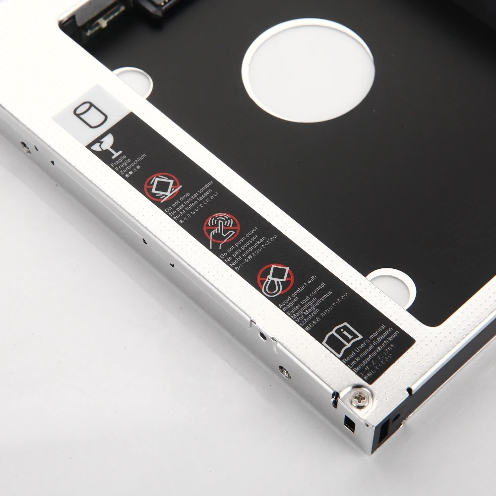 Универсальный алюминиевый SATA 2 й жесткий диск HD SSD оптический каркас Корпус для Sony