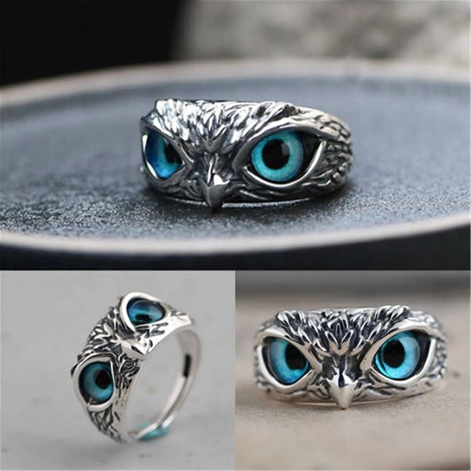 

Fashionable And Creative Female Ring Adjustable Owl Ring Male And Female Ring Mother's Day Gifts Anillos Acero Inoxidable Mujer