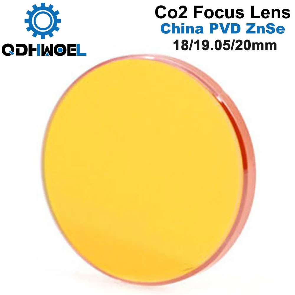 

China CO2 ZnSe Laser Focus Lens Dia.18 19.05 20 mm FL38.1 50.8 63.5 101.6 127mm 1.5 - 4" for Laser Engraving Cutting Machine