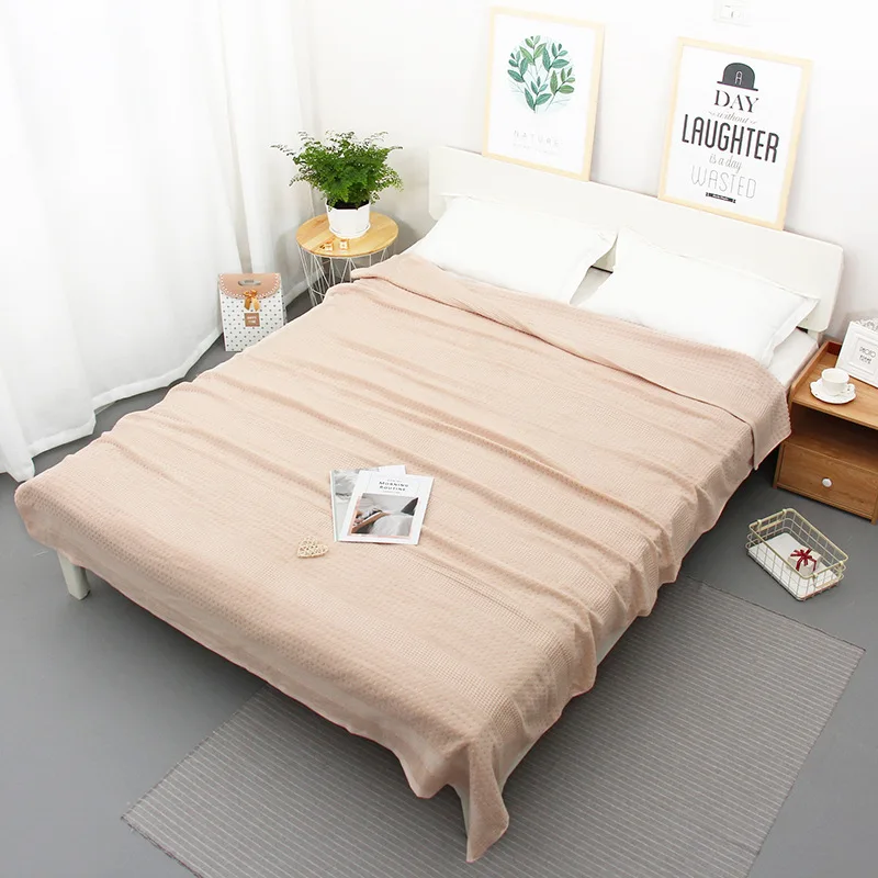 Дышащее муслиновое одеяло для кровати диван покрытие кондиционер мягкое