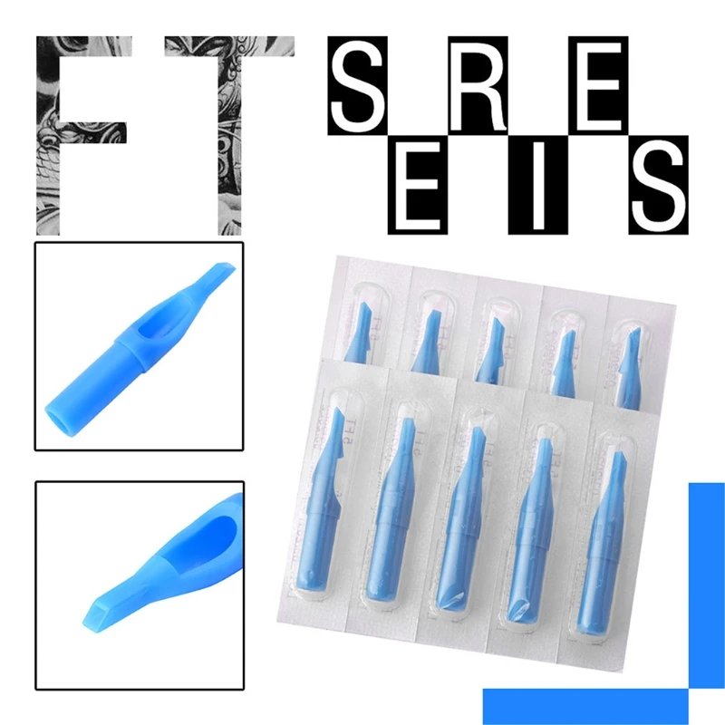 

Semi Permanent Makeup Machine Needles Multi Size Disposable Assorted Tattoo Nozzles Plastic Assorted Tips 27RC
