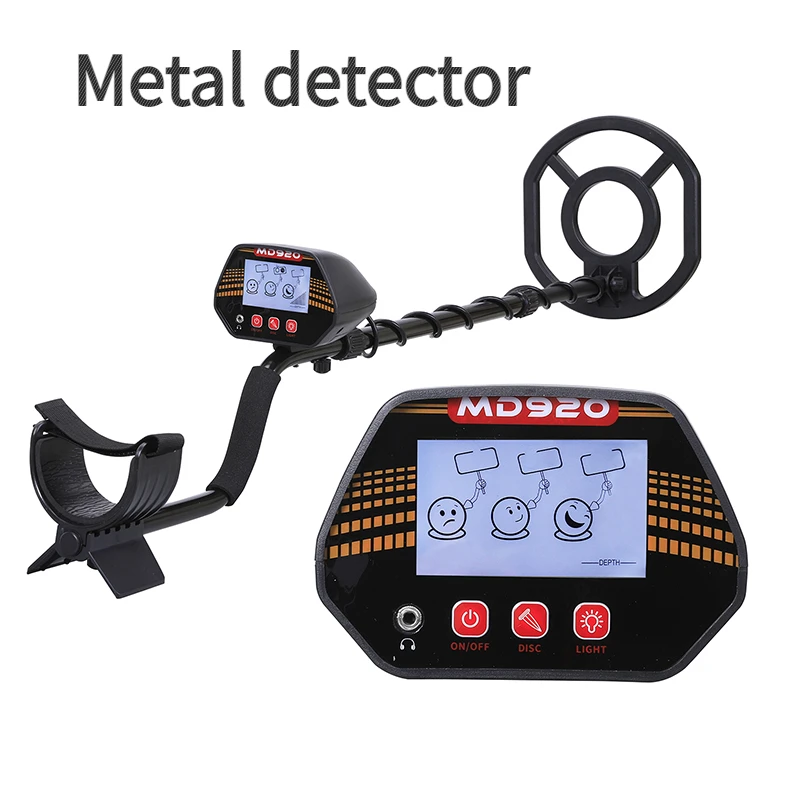 

MD920 Underground Depth Metal Detector Treasure Finder Gold Digger Portable Waterproof Treasure Metal Detector Adjustable Length