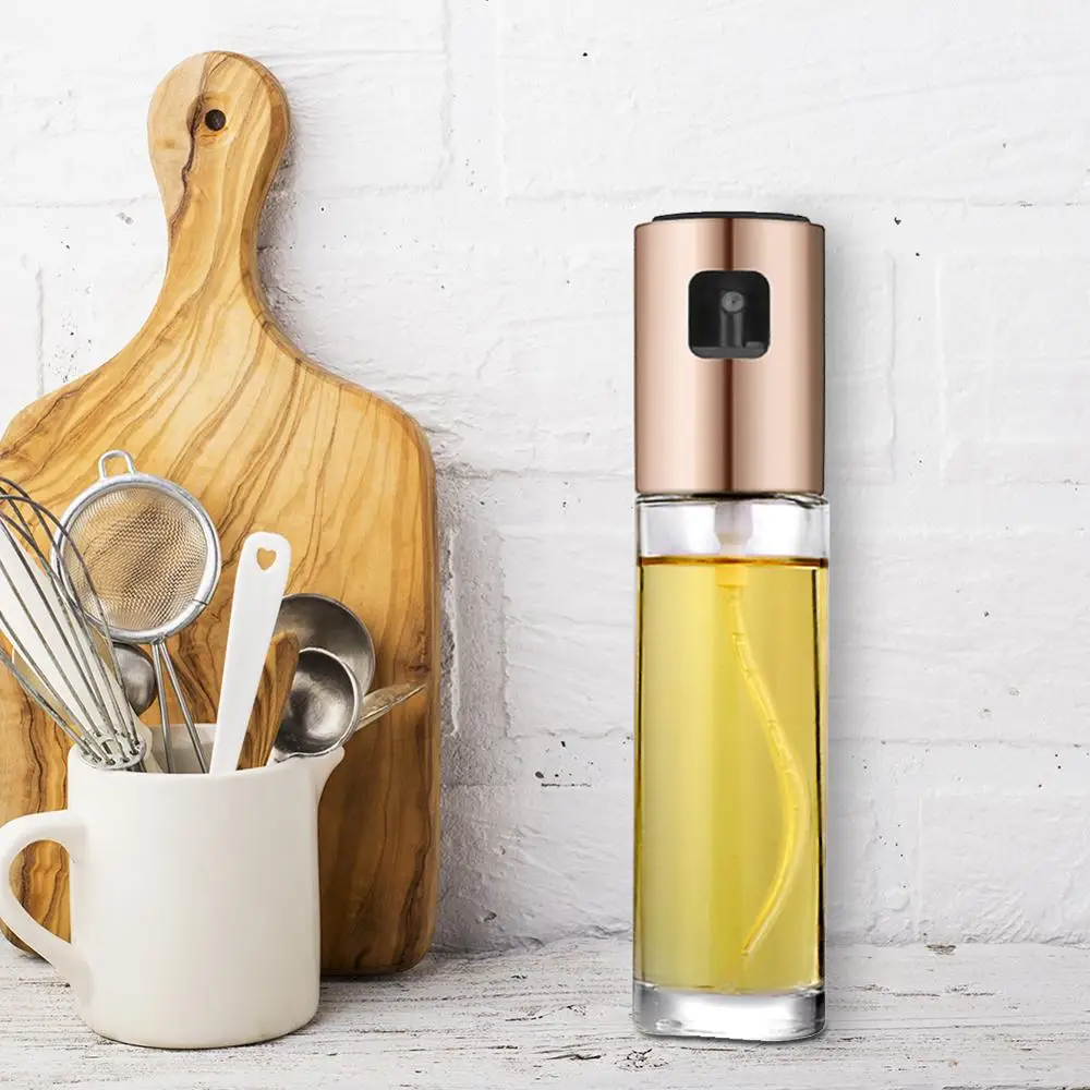 

Kitchen Cruet Olive Oil Vinegar Sprayer Oil Spray Bottle Oil Pot Liquid Spray Bottle Convenient Cooking Seasoning Supplies
