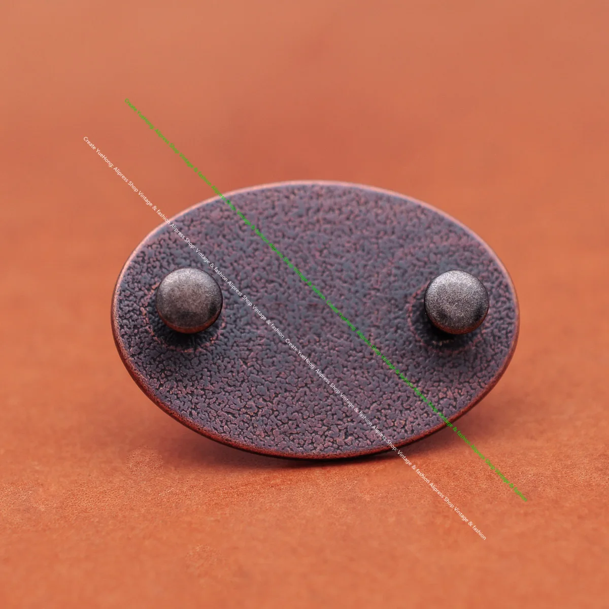 6 шт. панк Байкерский Западный цветок LONGHORN RODEO кожаное ремесло старый медный