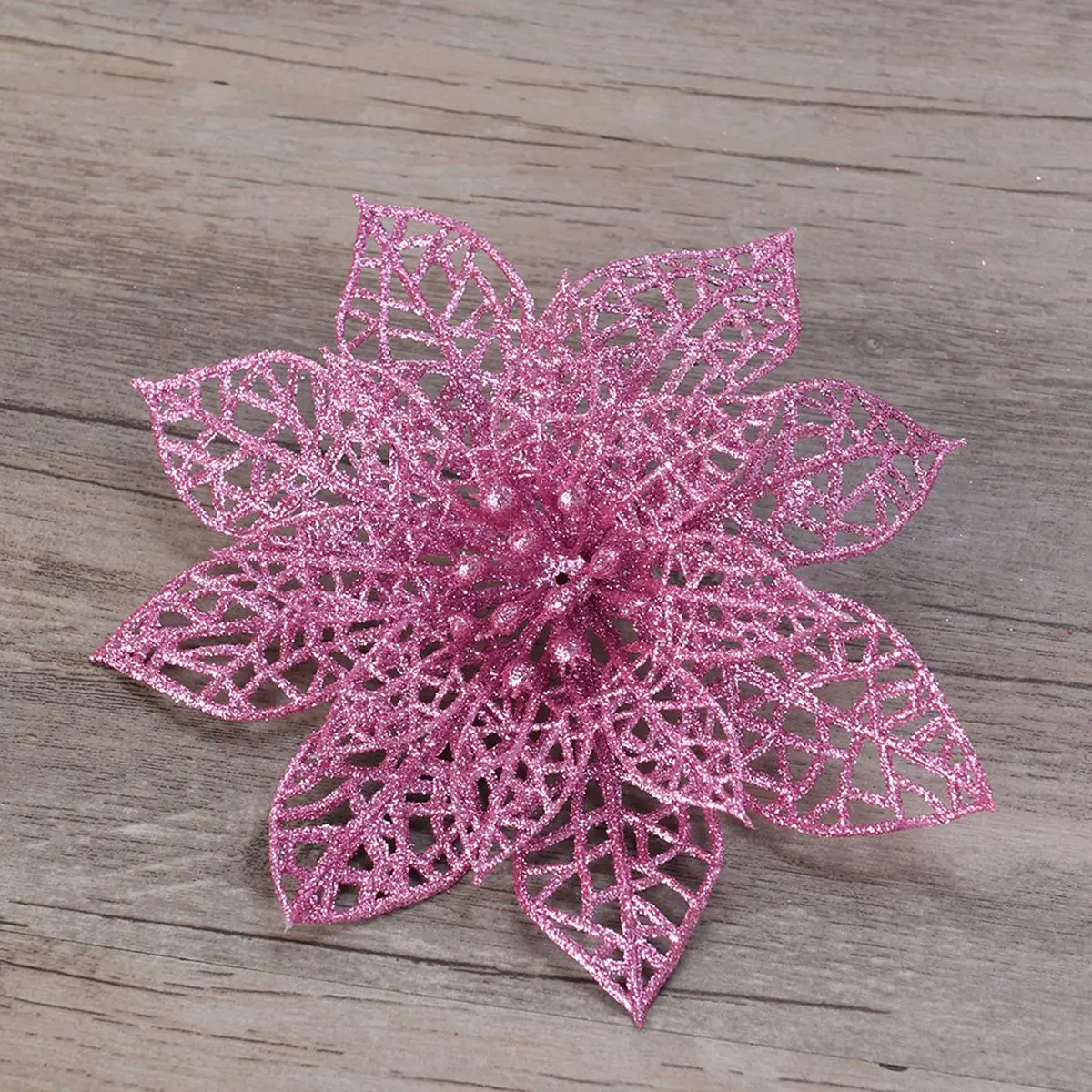 10 шт. искусственные цветы Искусственные Рождественские Пластиковые