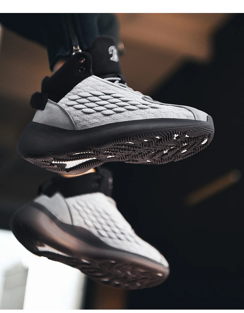 Men Ankle Boots Winter Keep Warm Sneakers Outdoor Lightweight Casual Shoes Mesh Brand lace-up male Sneakers Fashion shoes