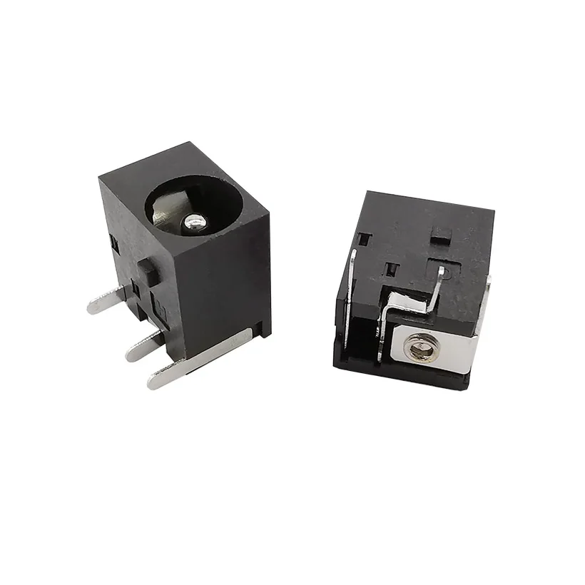 10Pcs DC-044 5.5x2.1 mm DC Power Jack Socket Connector 5.5*2.1mm 3 Pin Panel Mount Adapter DC044 | Обустройство дома