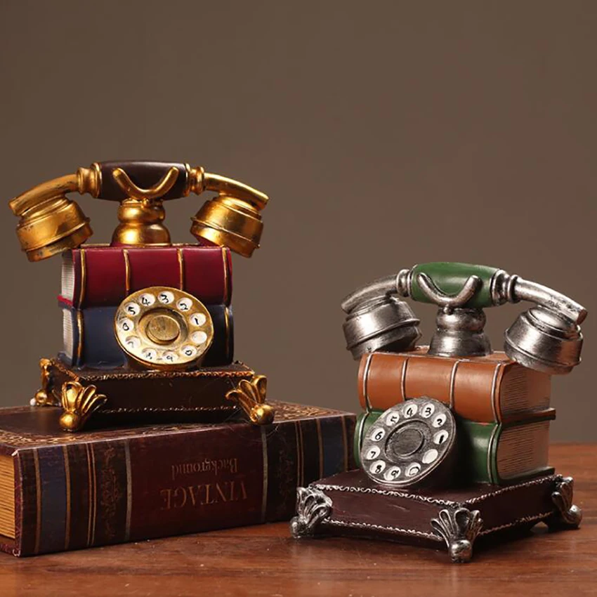 Винтаж модели телефона смолы фальшивого книги телефон украшения Творческий дом