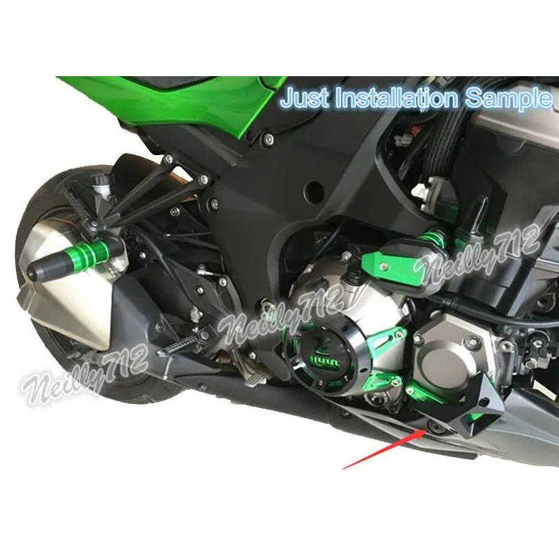 Мотоцикл для Kawasaki Z1000 2011 2012 2013 2014 2015 2016 правая боковая колодка защиты двигателя