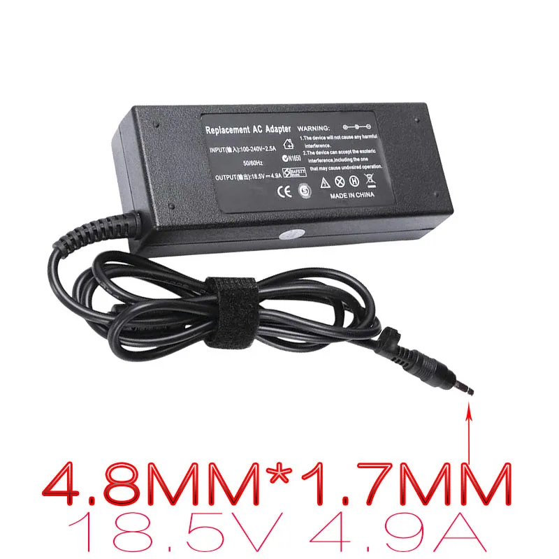 18 5 V 4.9A блок питания для ноутбука hp Pavilion DV1000 DV5000 PPP014S адаптер DV6000 DV8000 зарядное