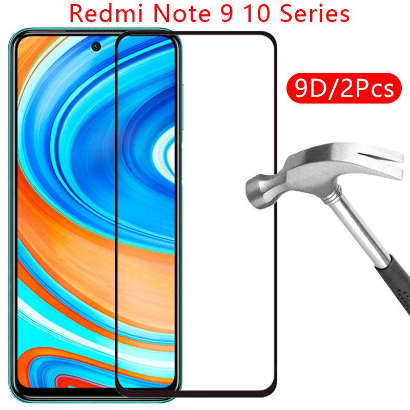 

9d protective tempered glass on redmi note 9 10 pro max 10s 9s 9t screen protector for xiaomi redmy readmi not 9pro 10pro note10