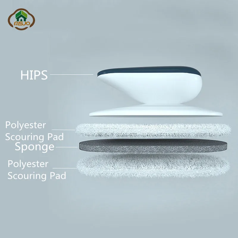 Щетка MSJO для чистки кухни с пластиковой ручкой в скандинавском стиле ванной