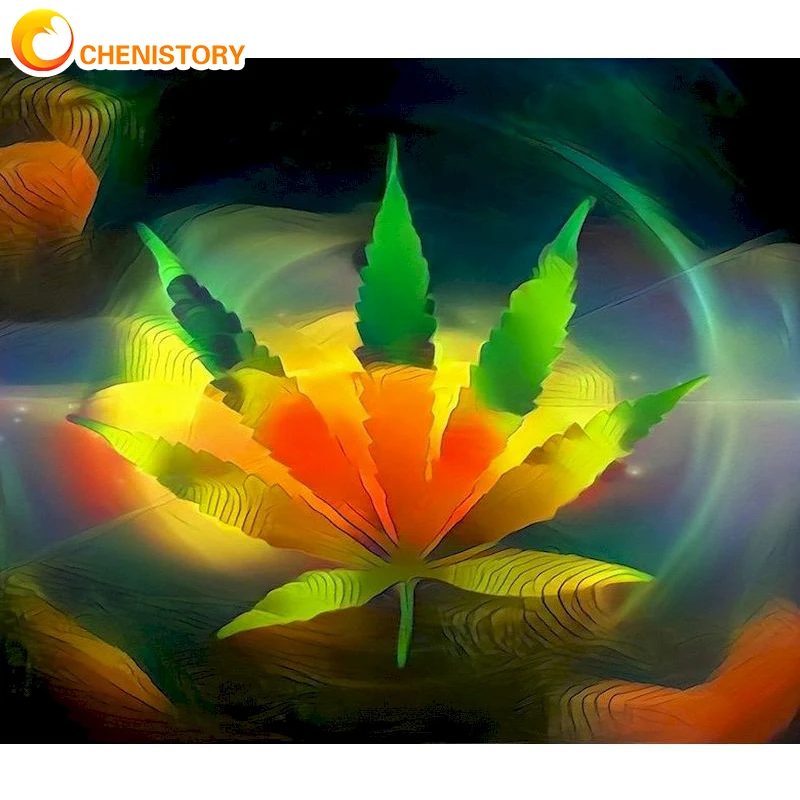 

CHENISTORY Flowers DIY Diamond Art Painting Kits Scenery Modern Handmade Crafts Children Full Round Drill Diamond Painting Decor