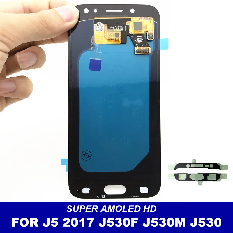 Супер AMOLED LCDs для Samsung Galaxy J5 2017 j530 SM J530F J530M ЖК дисплей сенсорный дигитайзер с