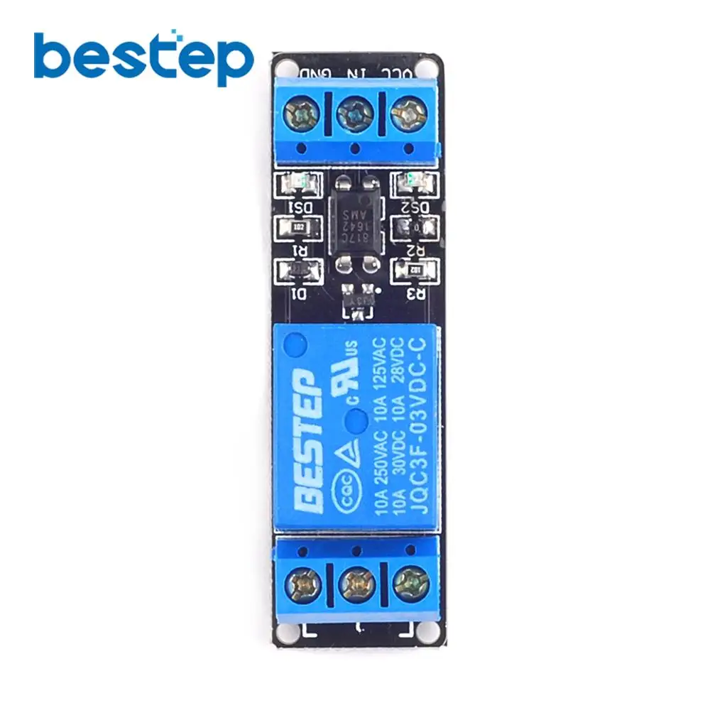 1 канальный релейный модуль 3 в В низкоуровневый триггер с оптроном выход