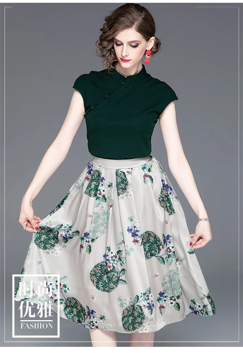 

Women Two Piece Set T Skirts Tracksuit Women Clothes Summer Clothes For Women Skirts Womens clothes women Lone Skirt S-L