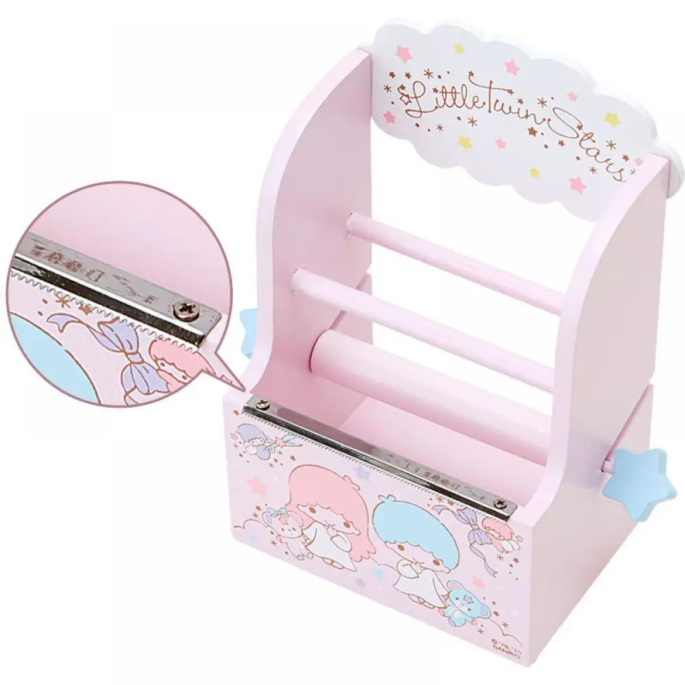 

14Cm/Pcs Kawaii My Melody Gemini Sanrio Plush Cartoon Cute Dolls Wooden Tape Cutter Anime Plush Toys For Girls Birthday Gift