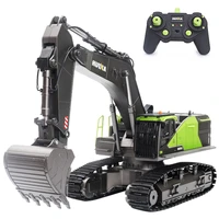 huina 1593 excavator 22ch rc truck 114 green remote control toys for kids