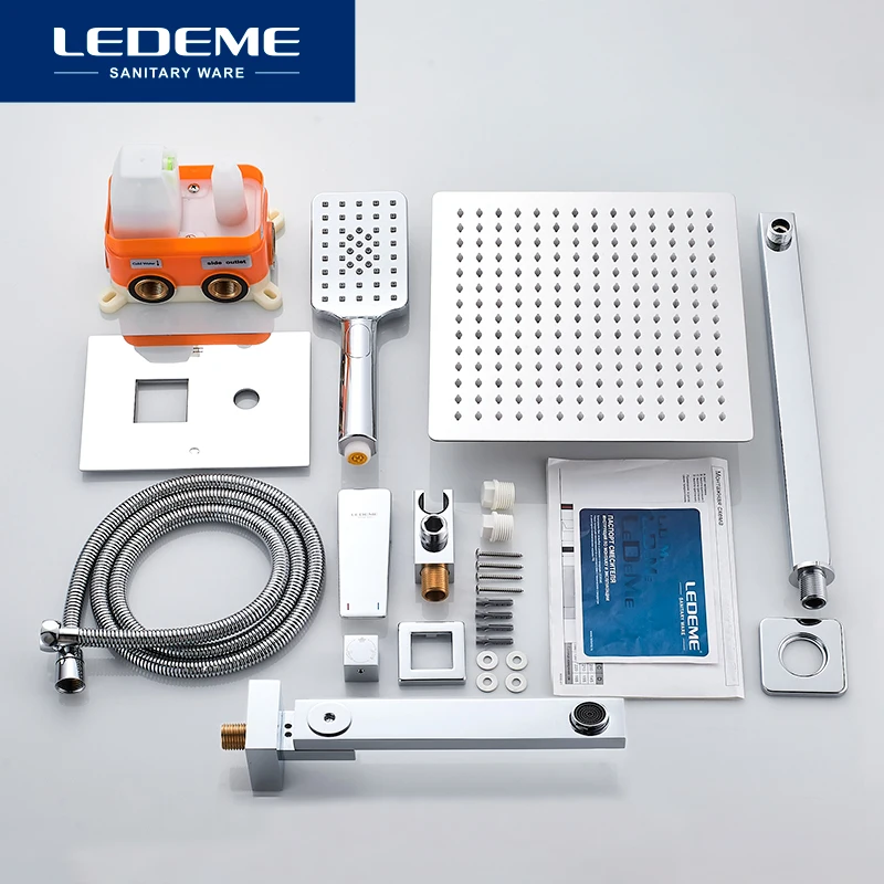 Смеситель для душа LEDEME складной ванной комнаты | Обустройство дома