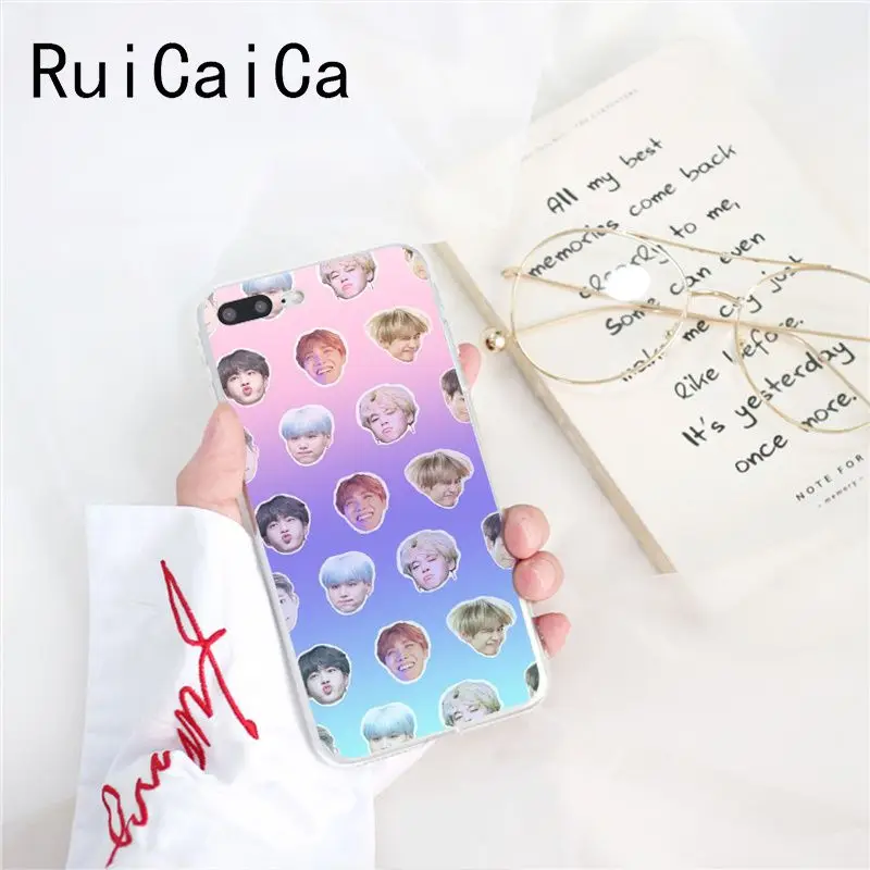 Ruicaica KPOP корейские мальчики Jimin Suga RM Роскошный Уникальный Дизайн чехол для телефона для iPhone 8 7 6 6S Plus X XS MAX 5 5S SE XR 10