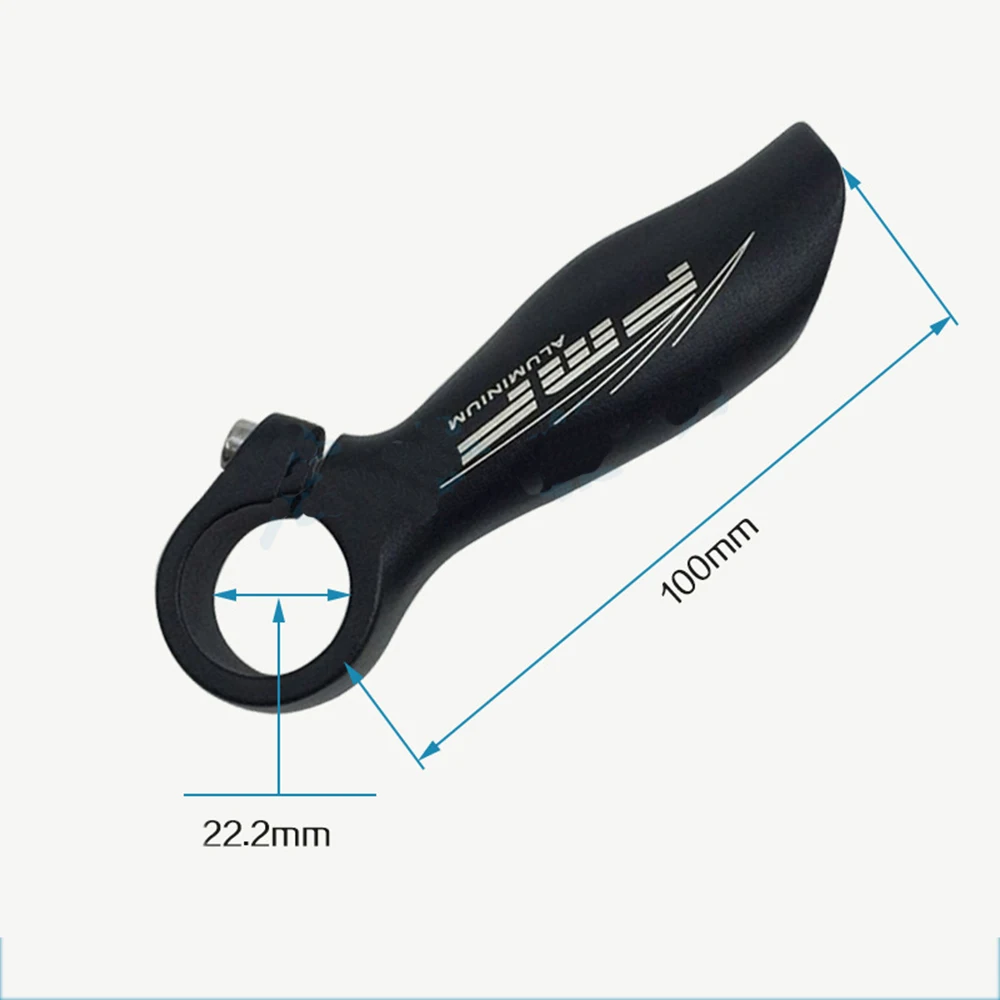 

MFXTR 1 Pair Bike End Bar MTB Road Aluminum Bicycle Handle Comfortable Rest Vice Handle Non-Slip Cycling Handlebar Riding Parts