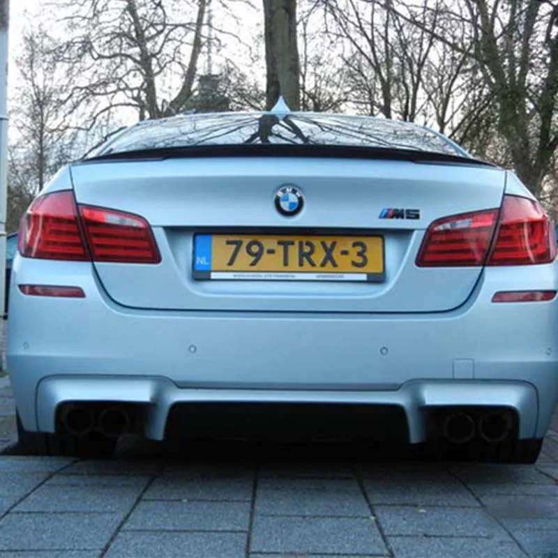 Производительный стиль F10 M5 матовый карбоновый автомобильный комплект задней