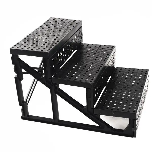 Мягкая переносная трехступенчатая рампа для домашних питомцев небольшая