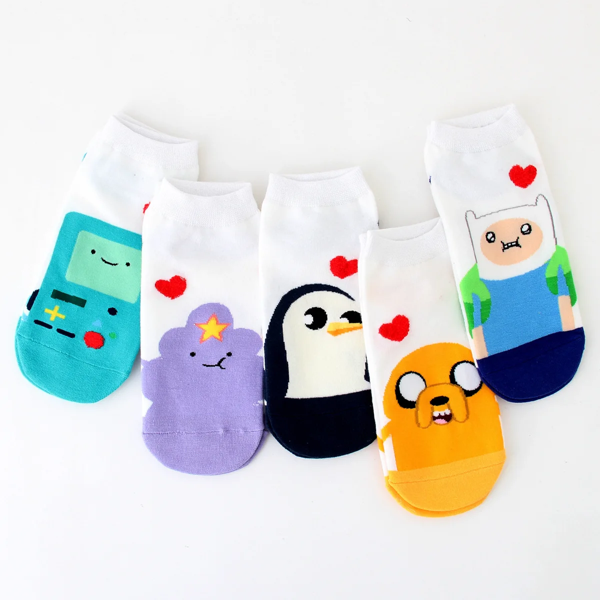 

Ladies Socks For Girls Anime Socks Cotton Ankle Socks Women Fun Adventure With Finn And Jake Summer Spring Cute Kawaii Sock Sox