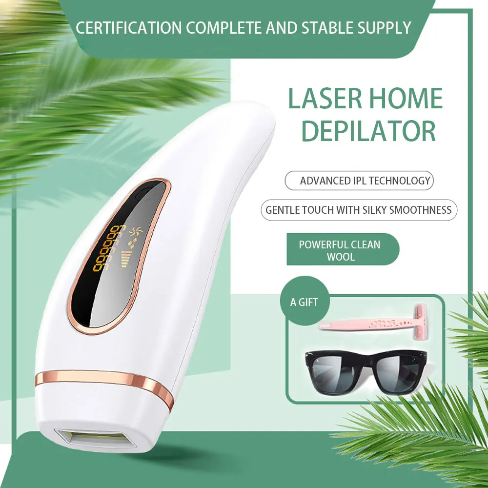 

Лазерный эпилятор с 900000 вспышками безболезненное удаление волос на постоянной основе для всех мужчин и женщин удаление волос в зоне бикини ...