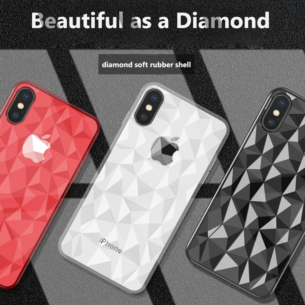 

Soft Silicone Case For iPhone Xs XR Xs Max Transparent Cases For iPhone 7 8 Plus Case Cover Fundas Coque 6.1 6.5 inch