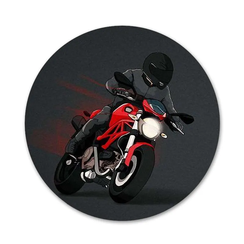 

New Arrival Motorbike Badge Brooch Pin Accessories For Clothes Backpack Decoration gift